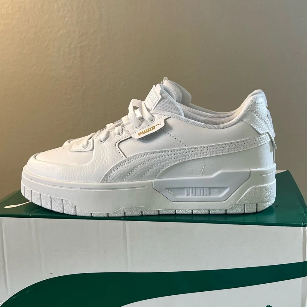 #NWT #PUMA Cali Dream Lth (Womans) 2022 White on White! Size US: 10 - Picture 6 of 10